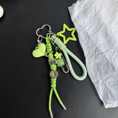 LIME｜吴磊应援色包包挂件粉丝应援色miu系绿色包挂饰品