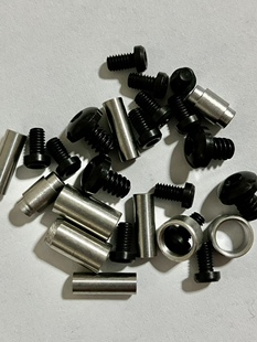 无疆rep蝴蝶配件 主轴 轴套 止刀 柄尾套筒 黑螺丝 7系海妖 海啸