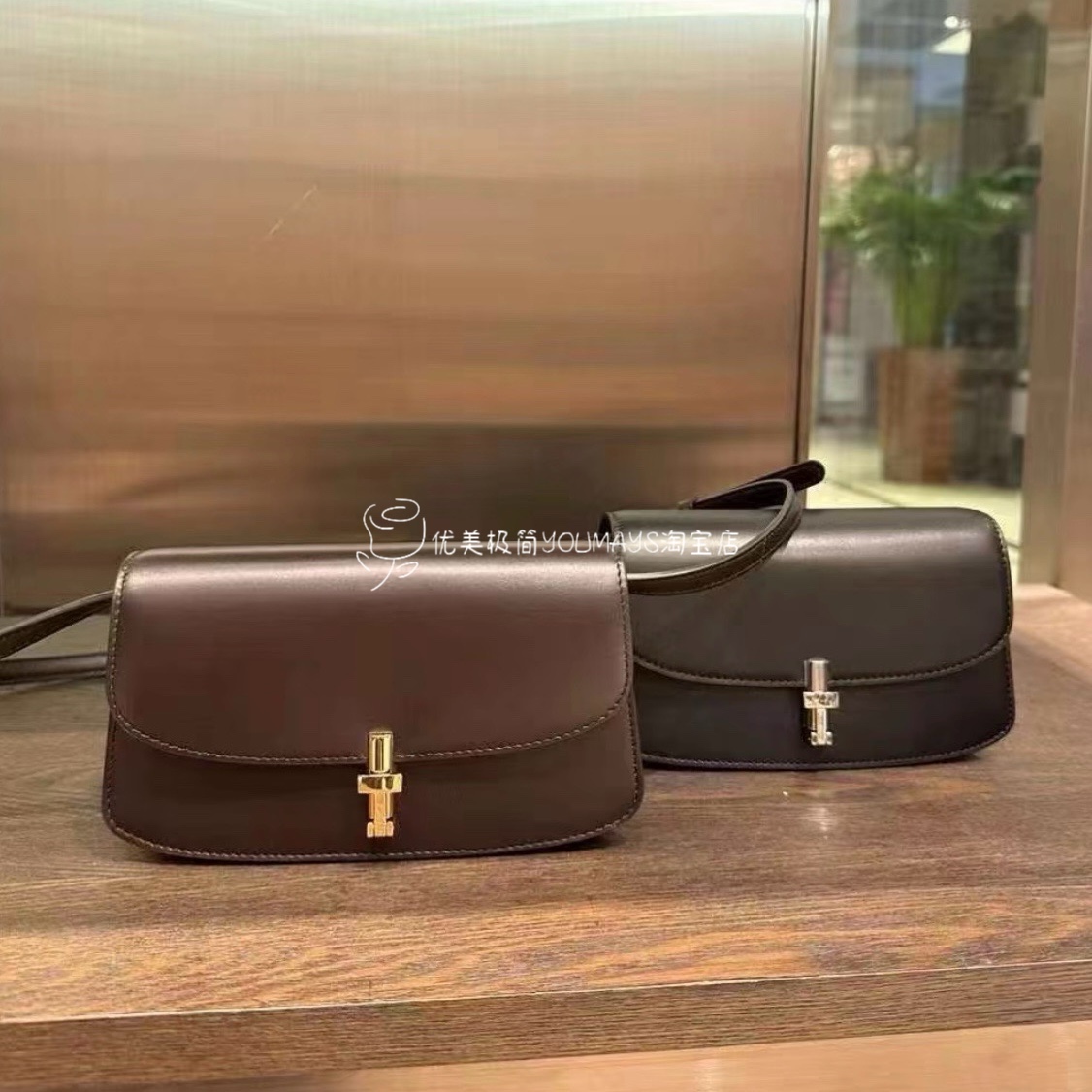 欧美简约风格Sofia全真皮复古豆腐包腋下斜挎包简洁小巧女手拿包