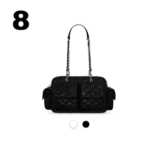 MultiPocketBag 菱格纹多口袋斜挎机车包 2801 亲手撕碎婚约