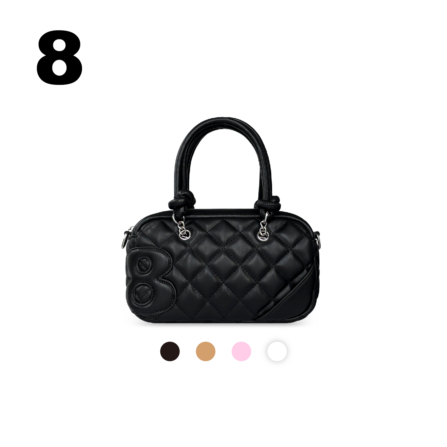 2801“小酒馆约会”时髦精万能菱格纹迷你枕头包 Mini Pillow Bag