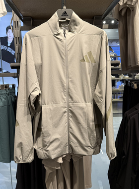 Adidas阿迪达斯男子薄外套25秋季运动休闲立领夹克KE4880 KE4877