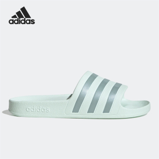 阿迪达斯女子拖鞋 一字凉拖鞋 夏季 运动休闲鞋 GX4281 经典 Adidas