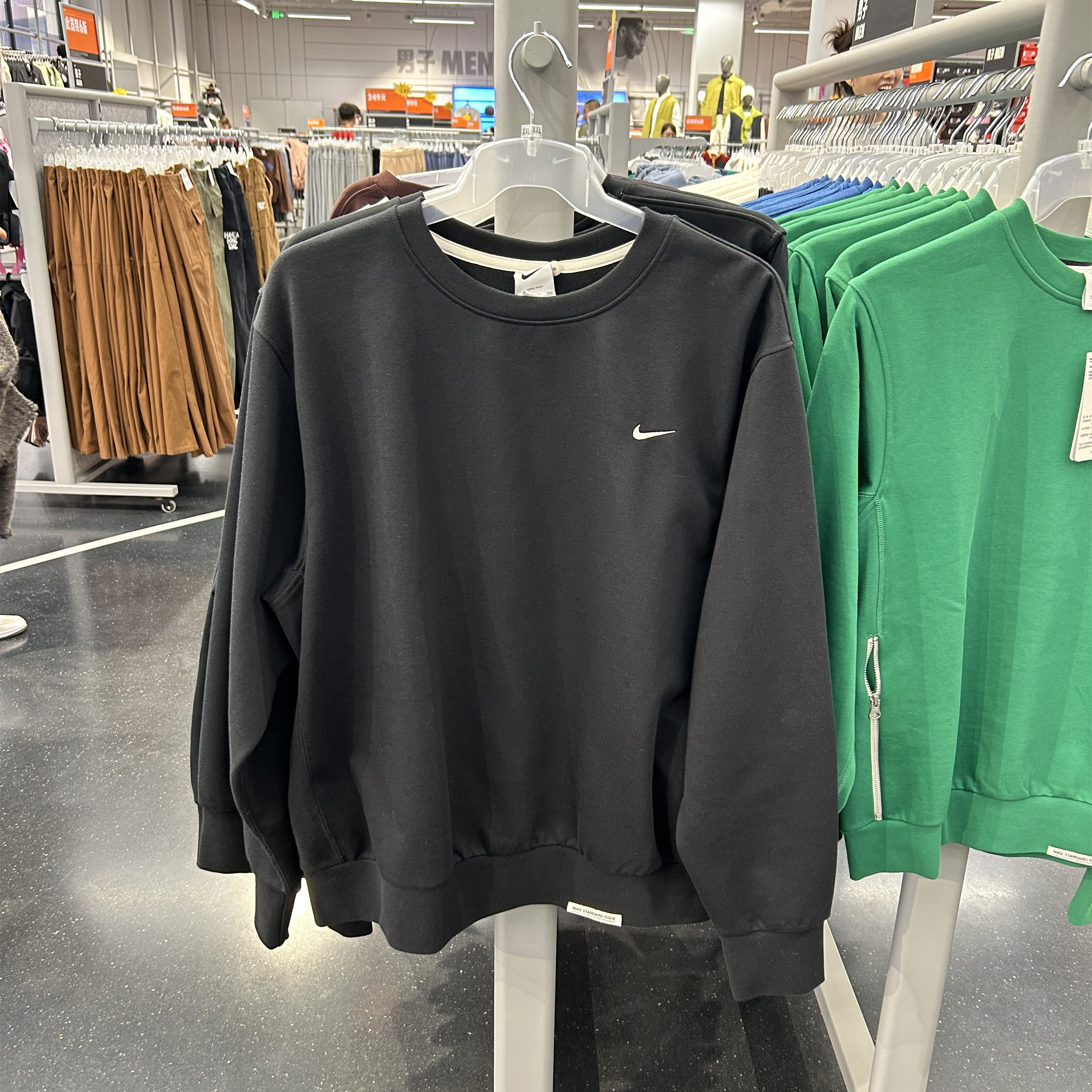 正品Nike/耐克男子运动休闲圆领长袖上衣套头衫卫衣 CK6359-010