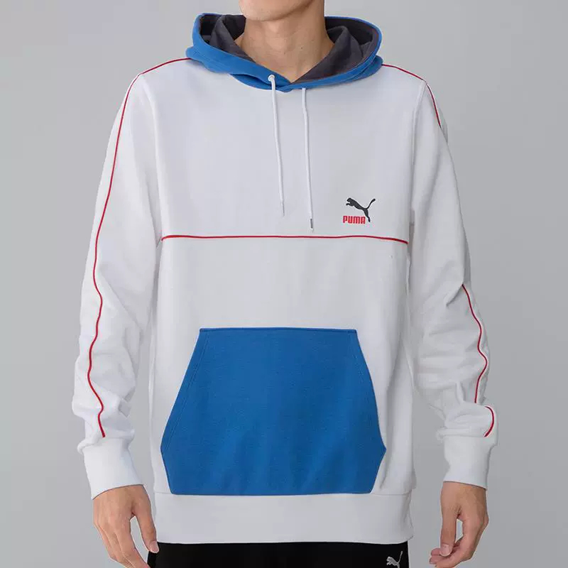 正品Puma/彪马春季男款卫衣运动服百搭休闲连帽套头衫 534158-02