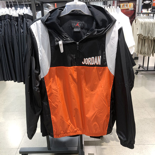正品Nike/耐克男子夹克运动半拉链上衣套头连帽外套 DV7601-010