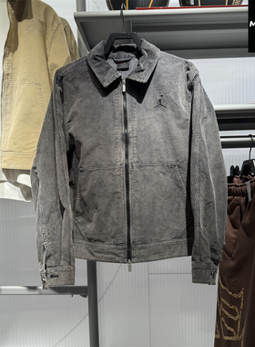 Nike耐克男子外套JORDAN26春季灯芯绒运动休闲翻领夹克衫 IF1826