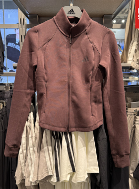 Adidas阿迪达斯女子健身外套运动训练修身瑜伽运动夹克KF2508 07