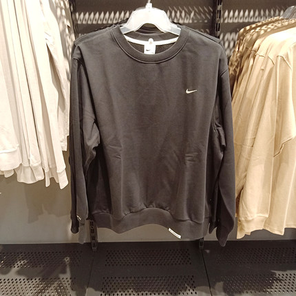 正品Nike/耐克男子简约百搭圆领运动休闲套头衫卫衣 CK6359-010