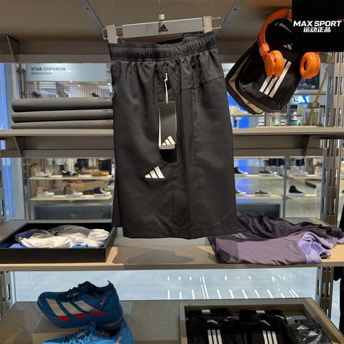 阿迪达斯男子速干短裤五分裤