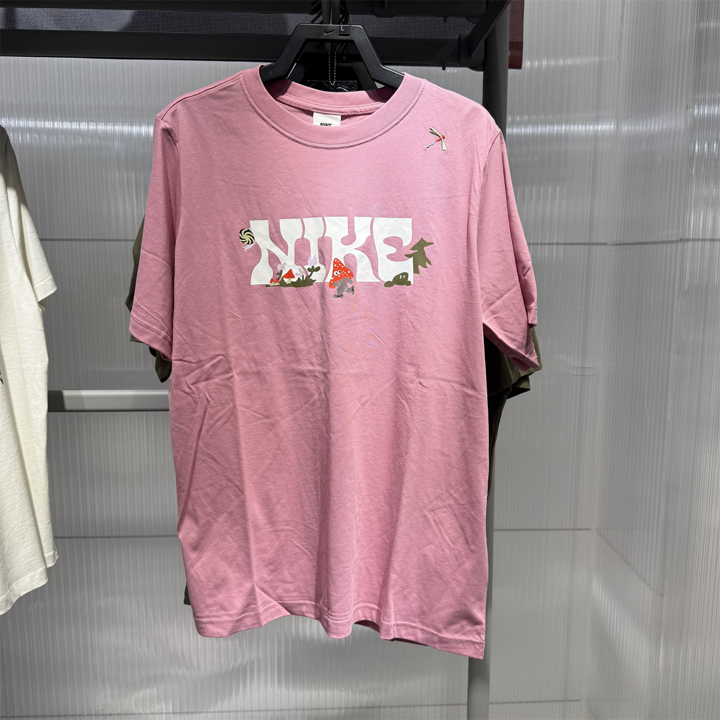 NIKE耐克女子宽松短袖夏日轻醒系列夏季新款纯棉休闲T恤衫IF0607