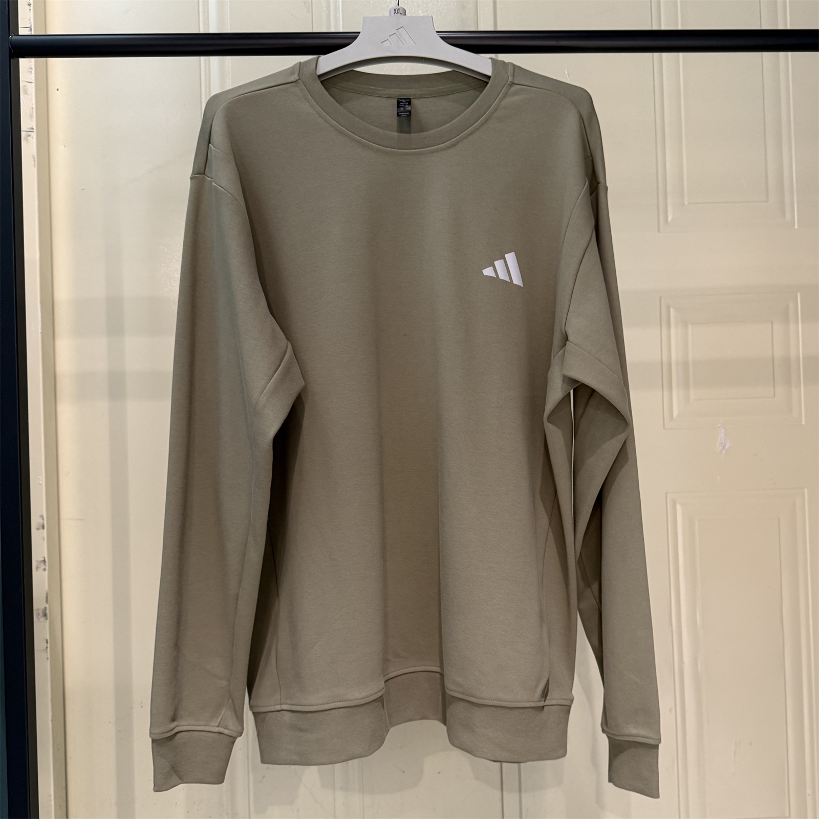 正品Adidas阿迪达斯男装卫衣春秋款运动上衣圆领训练套头衫JX1791