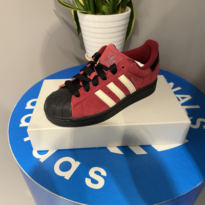 阿迪达斯三叶草贝壳头休闲板鞋