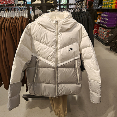 正品Nike耐克冬季男子羽绒服连帽保暖防风休闲男装外套DV1132-100