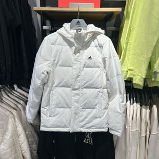 DOWN男子保暖羽绒服外套IZ4884 DAILY 正品 Adidas阿迪达斯REGULAR