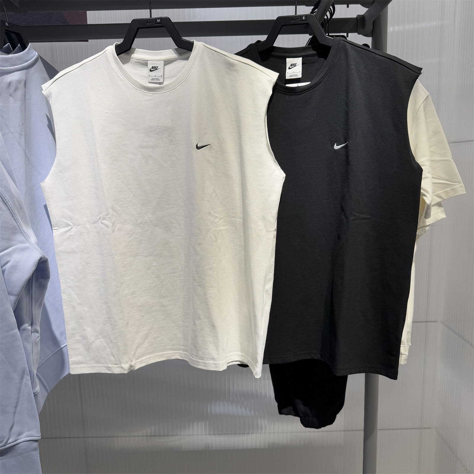 NIKE耐克男无袖背心T恤篮球运动纯棉2025新款宽松休闲上衣II1856