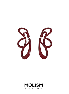 MOLISM traversing系列3d舞耳饰 原创设计师品牌包邮