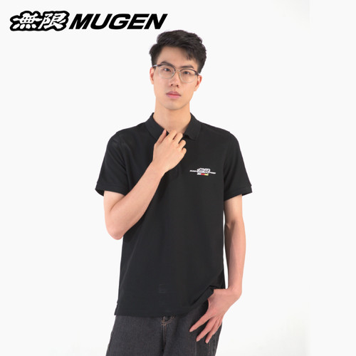 無限MUGEN短袖POLO衫高简约男女个性潮流百搭休闲透气