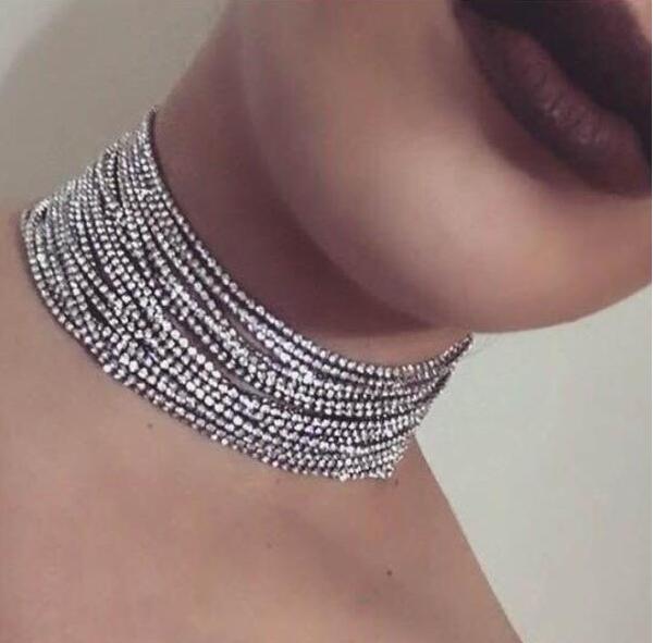 Å·ÃÀ·¶¶ùKendallͬ¿î¶à²ãÏâ×ê¾±Á´ Ë®¾§À³Òðʯ½ðÊô³±¿îÏîÁ´