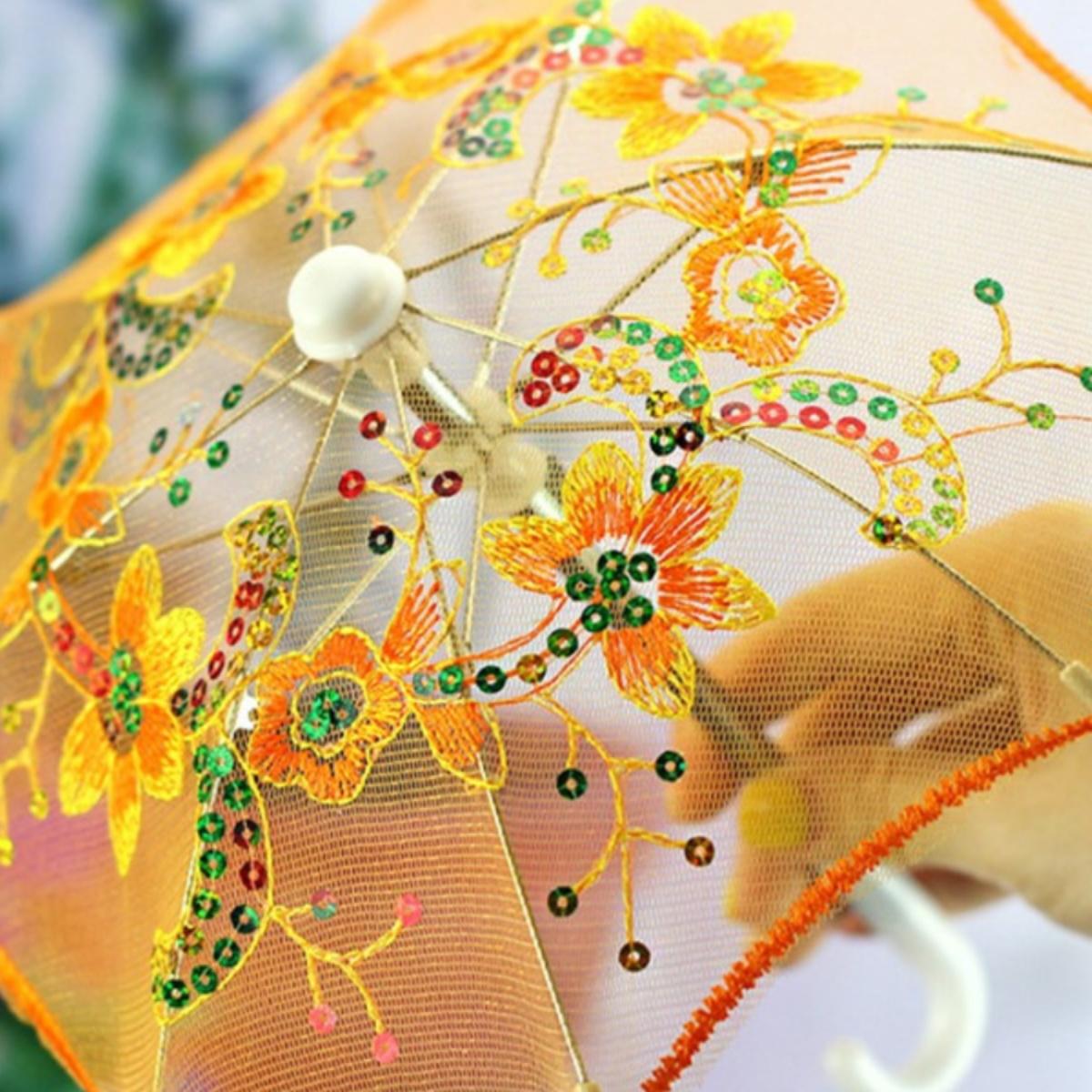 迷你儿童玩具小雨伞装饰道具影楼拍照古风公主伞幼儿园女童舞蹈伞