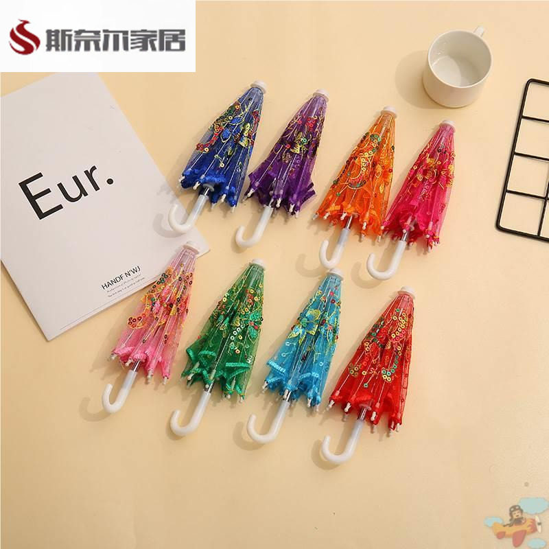 包邮新款儿童迷你小伞玩具装饰勋小雨伞射影道具蕾丝工艺伞绣花伞,家居饰品,工艺伞,淘宝优惠券,粉丝福利购,淘宝优惠卷