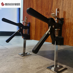 家用微型简易抬高器家具重物升降千斤顶衣柜磁砖抬升起重工具三叉