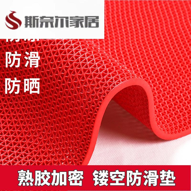 防滑大门楼道门垫入户门口地垫 进门 蹭脚垫绿色门厅镂空门外脚踏