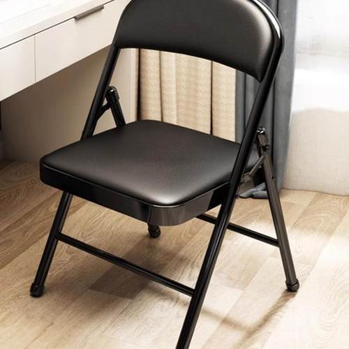 折叠椅宿舍学生寝室学习椅子家用餐椅简易便携凳子靠背电脑办公椅