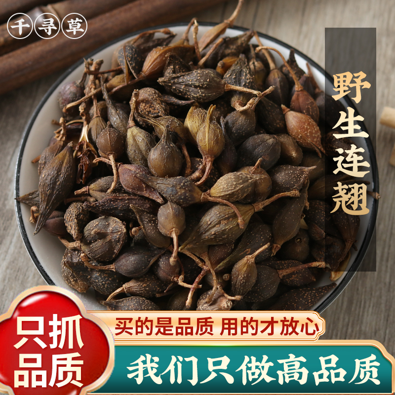 中药材 连翘 银翘 青翘 黄翘 老翘 正品干净新货无提取500g包邮