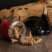 倒流香粒室内熏香天然安神沉香檀香粒塔香锥香粒观烟香流云香禅意