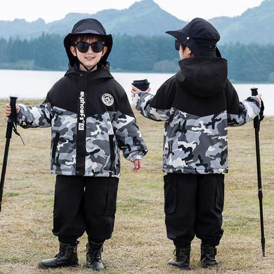 可拆卸加棉冲锋衣秋冬季连帽拉链