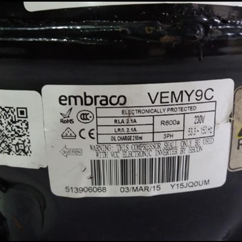 全新原装 冰箱压缩机对开门冰箱冰箱变频压缩机VEMY9C VESA9C电机