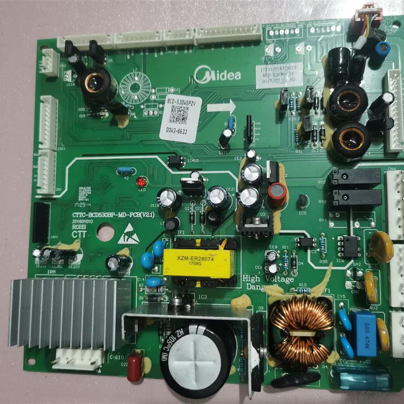 适用美的冰箱 BCD-530WGPZV电脑板17131000003621变频板 电源主板