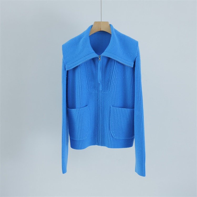 高品质海军领加厚粗针山羊绒开衫外套宽松休闲洋气百搭毛衣女冬季,女装/女士精品,羊绒衫,淘宝优惠券,粉丝福利购,淘宝优惠卷