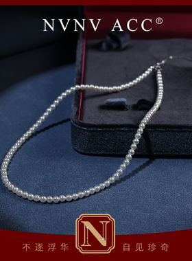 珍珠项链女款轻奢小众精致施家爱迪生天女曼塔玫瑰choker镶钻贝母