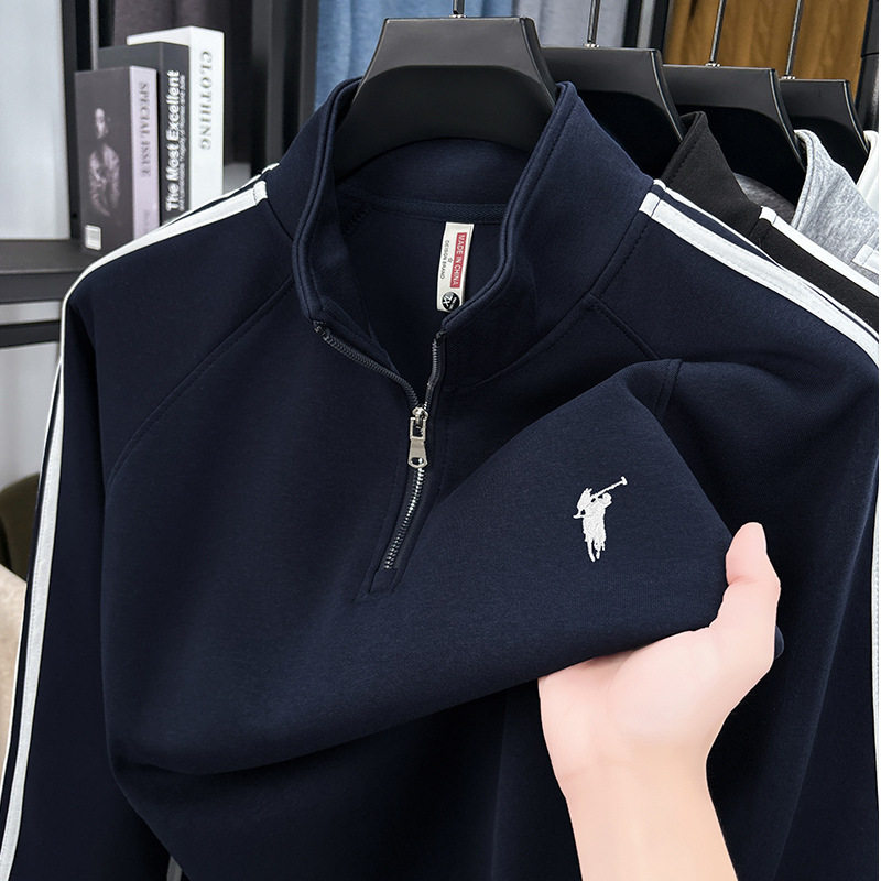 2026新款男士高品秋装套装洋气新款秋天衣服时髦长袖立领卫衣潮流