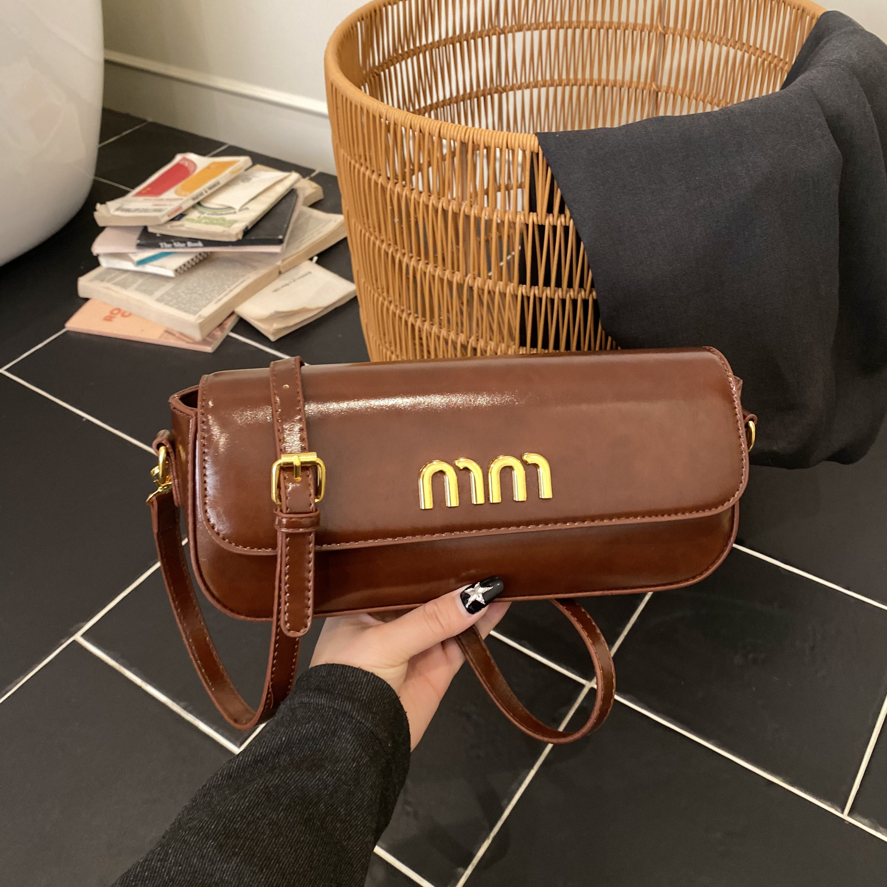 法式高级感腋下包包女2026春新款复古斜挎小方包时尚单肩手提女包,箱包皮具/热销女包/男包,小方包,淘宝优惠券,粉丝福利购,淘宝优惠卷