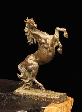 全铜马摆件客厅马到成功办公室家居装饰品红色生肖马开业礼物