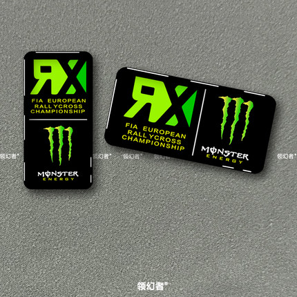 滴胶车贴魔爪鬼爪极限运动创意电动摩托车划痕遮挡车身玻璃装饰贴