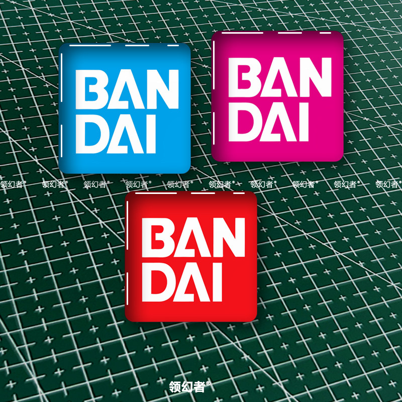 万代高达3D水晶滴胶划痕车贴