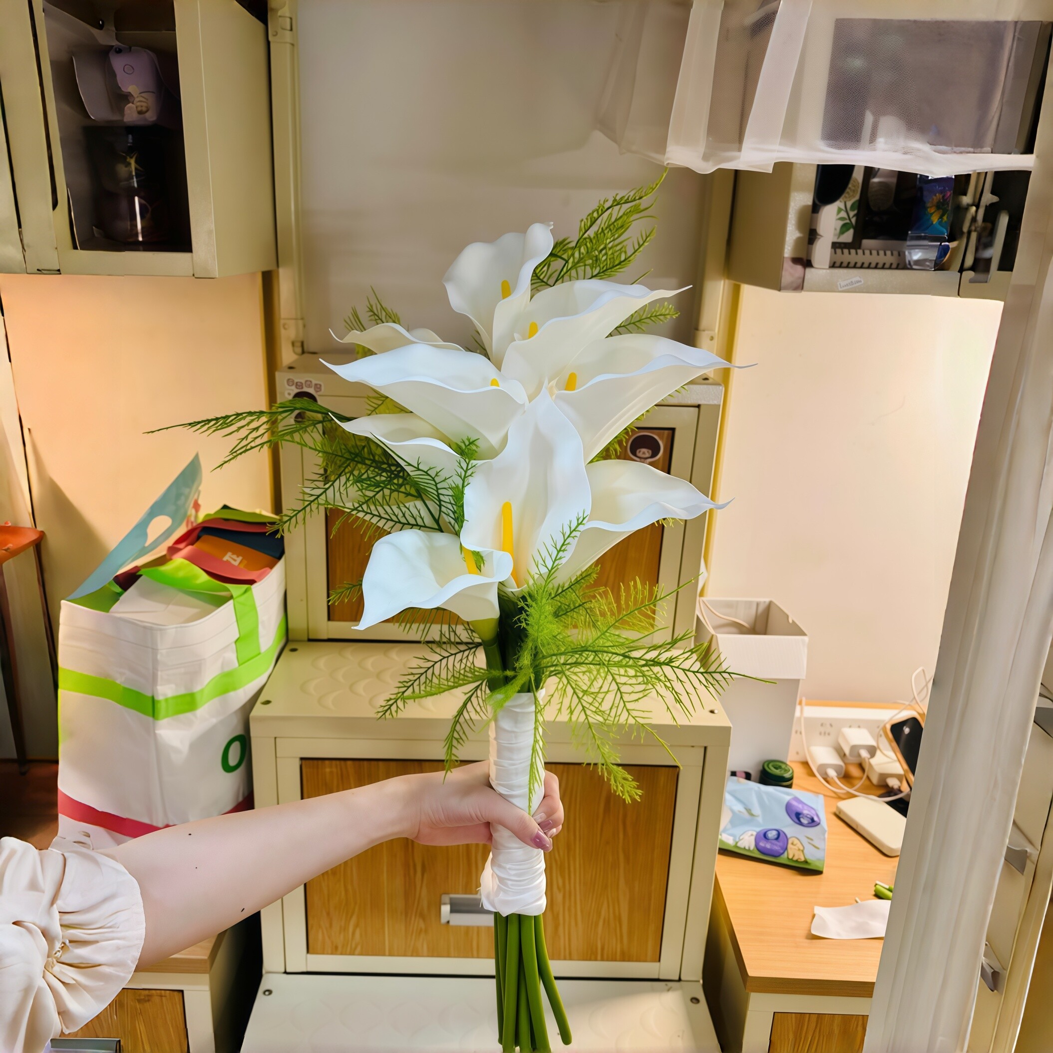 【春风得意马蹄疾】毕业手捧花束仿真花diy材料包永生花毕业礼物