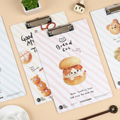 书写垫写字板文件夹酒店菜单夹办公文具画板试卷资料夹收纳夹 木板夹 有间面包屋 初品官方