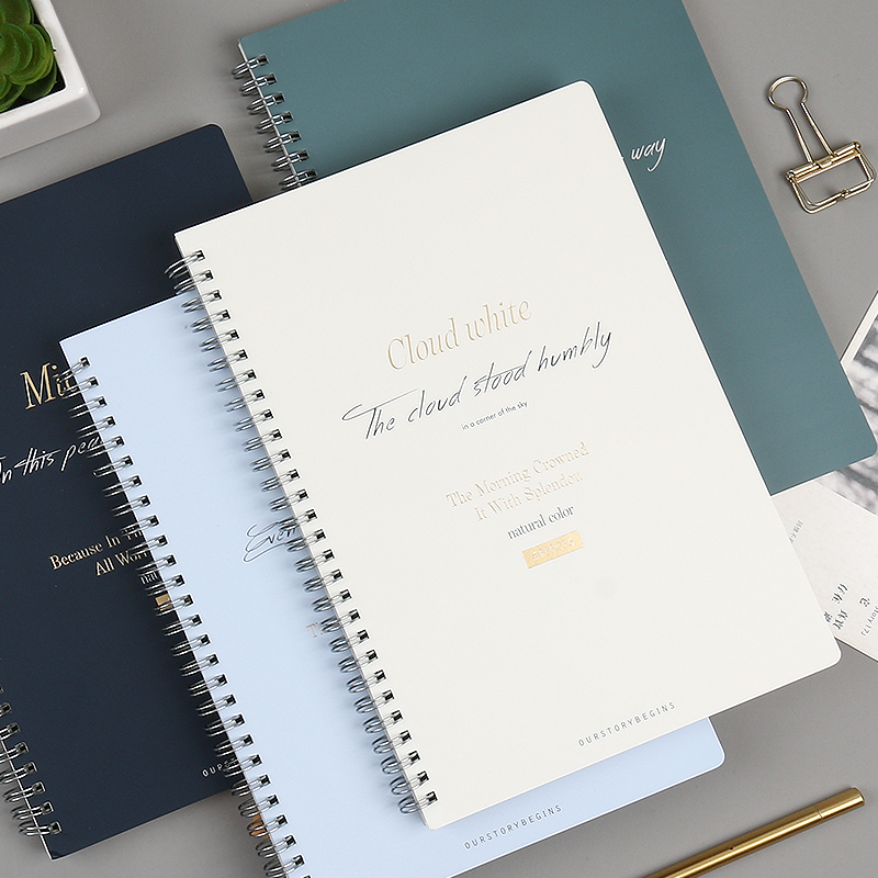 初品自然色号线圈本笔记本