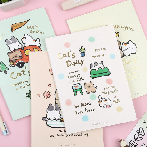 初品萌猫小队车线本横线笔记本