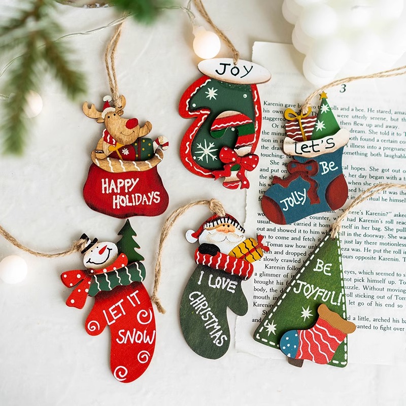 圣诞树挂件挂饰配件圣诞节装饰品创意diy配饰小摆件家用店铺布置