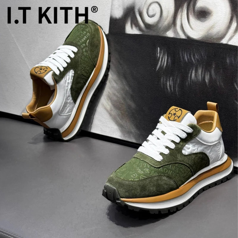 I.T KITH2025年爆款欧洲站男鞋秋季百搭潮牌高级感运动休闲男士通