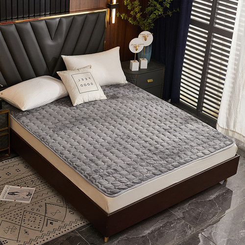 加厚法兰绒床垫家用双人榻榻米