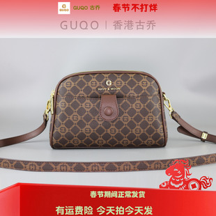 大金豆时尚字母 现货 香港古乔百搭2025新款休闲包斜挎包大金豆