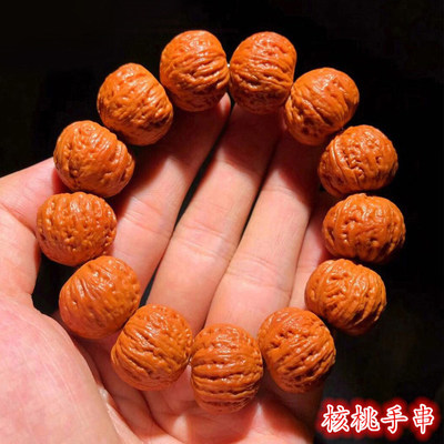 天然野生文玩佛珠小核桃手串手串