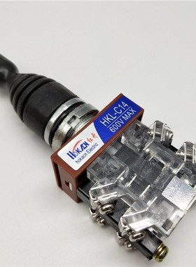 四向复位22mm红开HKL-C24主令十字开关摇杆开关八个接线柱两向